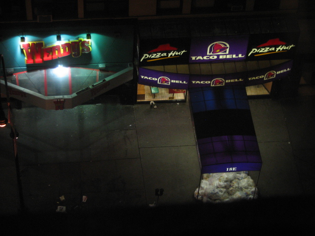 Wendys Taco Bell Pizza Hut